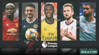 Kolase - Premier League (Paul Pogba, John McGinn, Eddie Nketiah, Harry Kane, Ruben Loftus-Cheek) (Bola.com/Adreanus Titus)