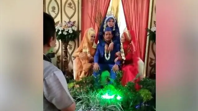 [Bintang] Ternyata Ini Cerita di Balik Video Pria Nikahi 3 Wanita Sekaligus