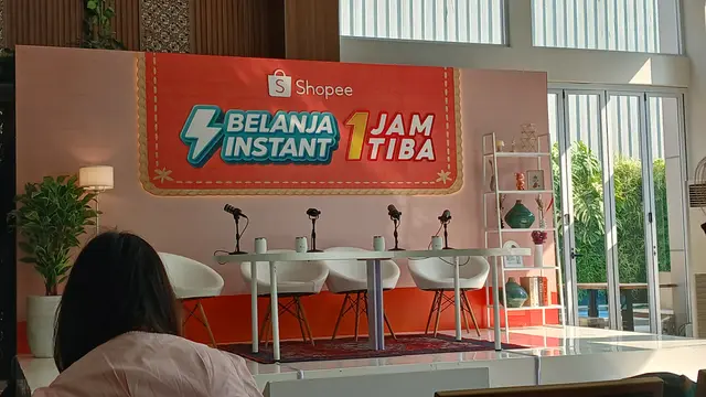 Acara Shopee Belanja Instant 1 Jam Tiba di Jakarta, Kamis (23/7/2026). (Liputan6.com/Nurri Indah)