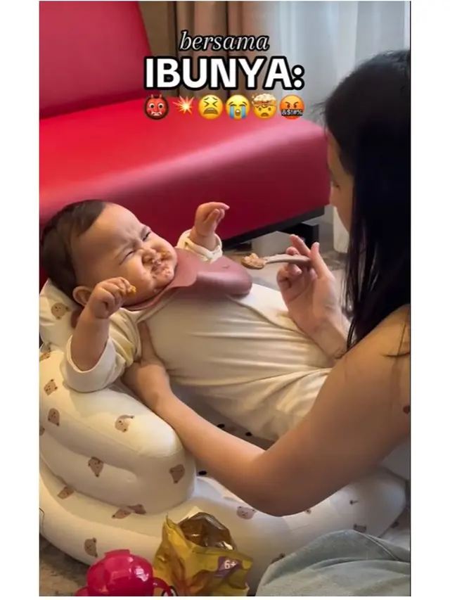 6 Potret Beda Ashilla Eks Blink Vs Suami saat Momong Anak, Mama Muda Relate