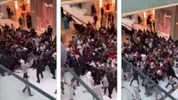 Pembeli iPhone 15 Sebabkan Kerusuhan di Mal Dubai: Ratusan Orang Berdesakan!. (Twitter |&nbsp;@levelsio)