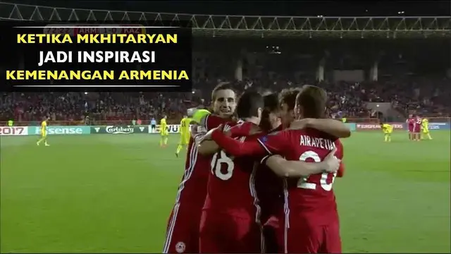 Henrikh Mkhitaryan menjadi inspirasi kemenangan Armenia atas Kazakhstan.