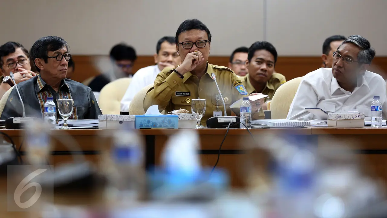 20170213- Menkumham dan Mendagri Bahas RUU Pemilu Bareng Pansus di Senayan-Johan Tallo