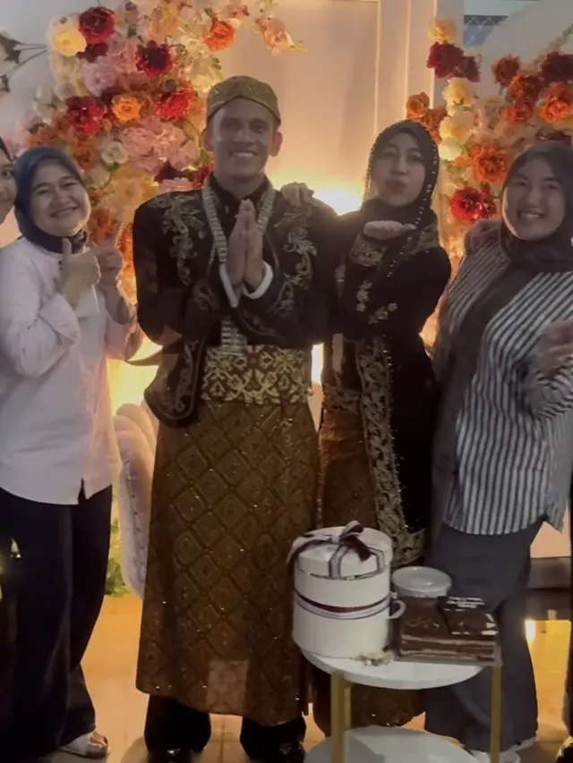Adiba Khanza dan Egy Kembali Menjadi “Pengantin” Jawa. [@_ummi_pipik_]