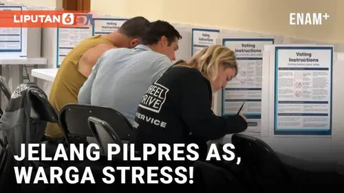 VIDEO: Election Stress Disorder Landa Warga Amerika Jelang Pemilu