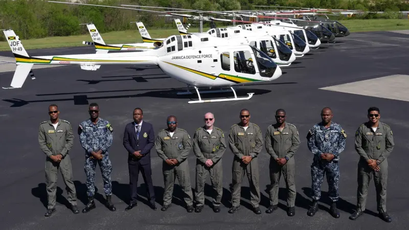 Bell umumkan pengiriman helikopter Bell 505 Jet Ranger X ke-300 untuk Jamaica Defence Force (JDF). (Photo credit: Bell Textron Inc.)