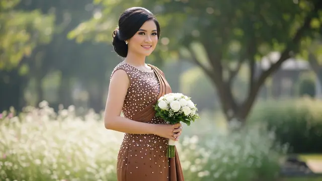 Model Baju Bridesmaid Coksu (Gemini AI)
