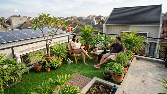 Desain Rumah dengan Taman Mini di Lahan Terbatas
