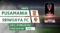 Piala Presiden 2017_Pusamania Borneo FC Vs Sriwijaya FC (Bola.com/Adreanus Titus)