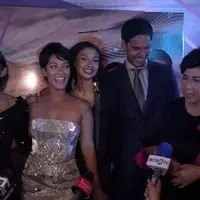 Shanty, Tara Basro dan Tatyana Akman tampil memukau di Gala premiere film Ini Kisah Tiga Dara berlangsung di XXI Epicentrum, Kuningan, Jakarta Selatan