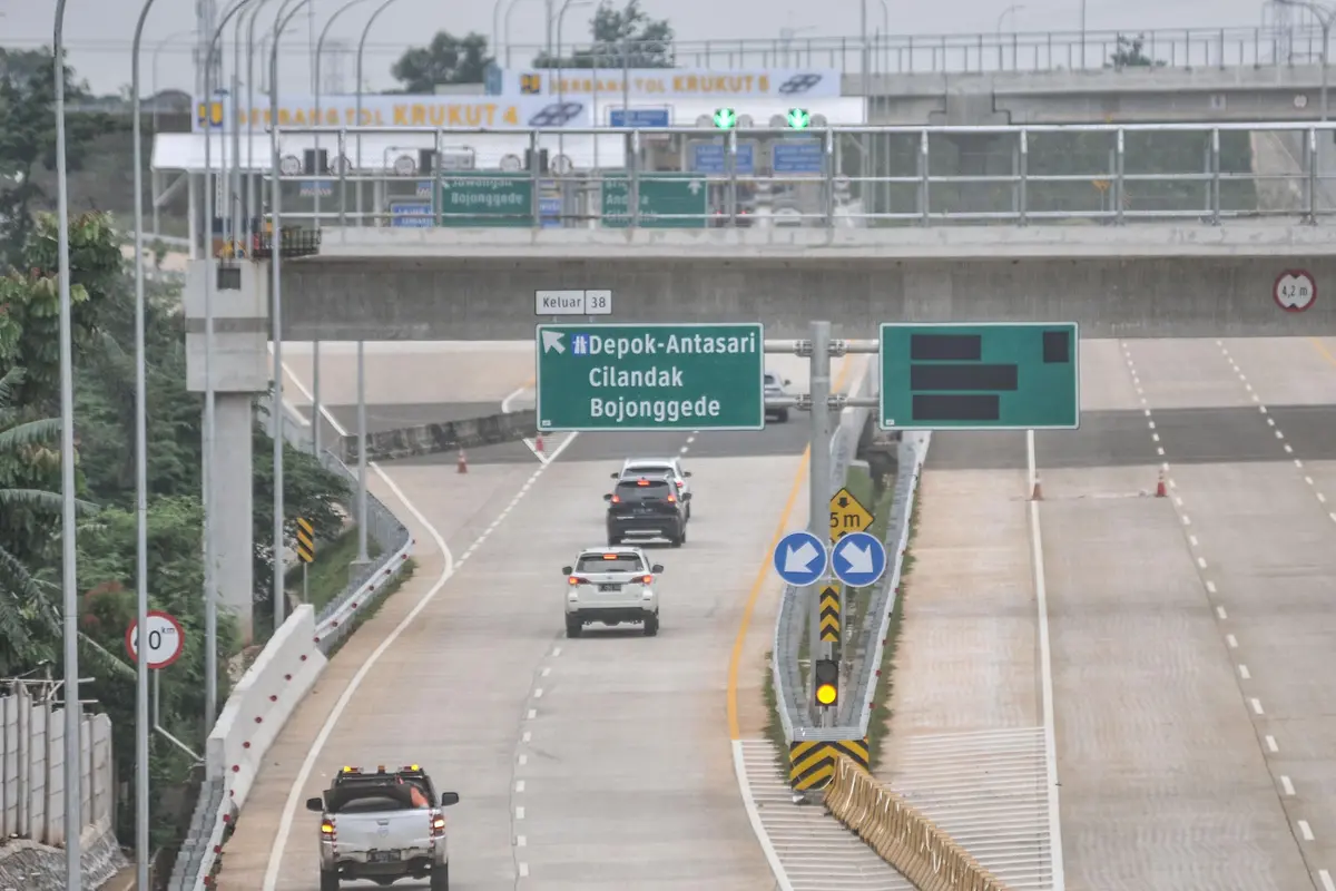 Tol Cijago Seksi 3A Kukusan-Krukut Dibuka Gratis selama Libur Nataru