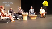 Peluncuran program Culture by Design oleh saluran televisi ABC Australia di Salihara Arts Center Jakarta pada Kamis (17/4/2025) yang melibatkan 11 seniman dan artisan dari Indonesia. (dok. Liputan6.com/Dinny Mutiah)