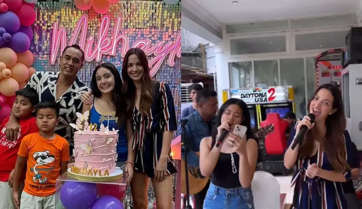 Nia Ramadhani menggelar pesta ulang tahun Mikhayla yang ke-12 di rumah mewahnya [@ramadhaniabakrie]