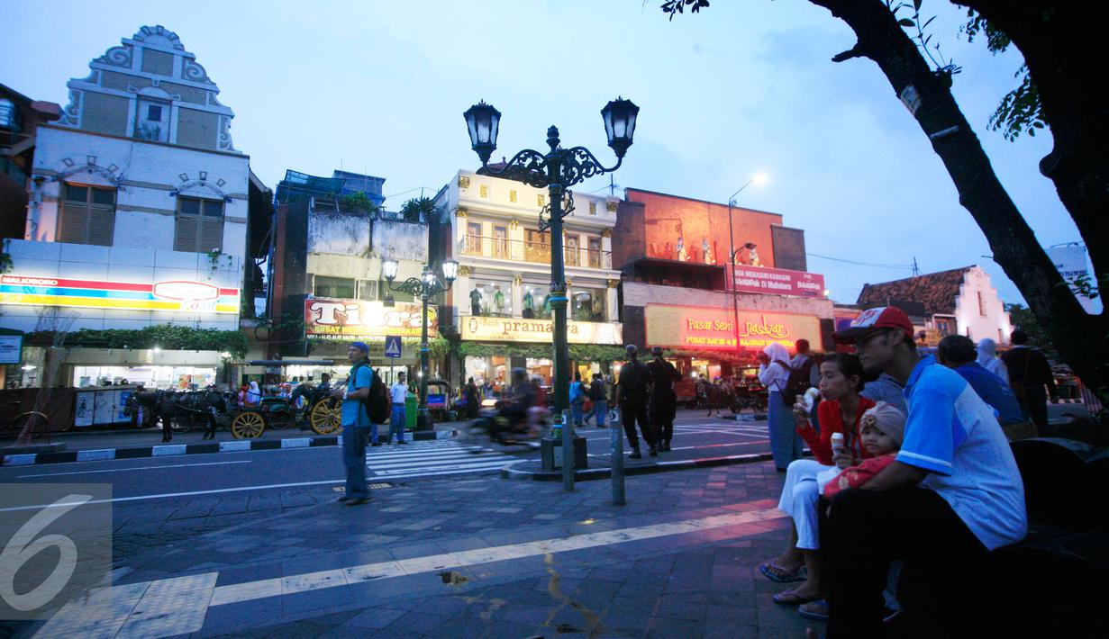 Malioboro Kini Bebas dari Parkir Motor Foto Liputan6 com