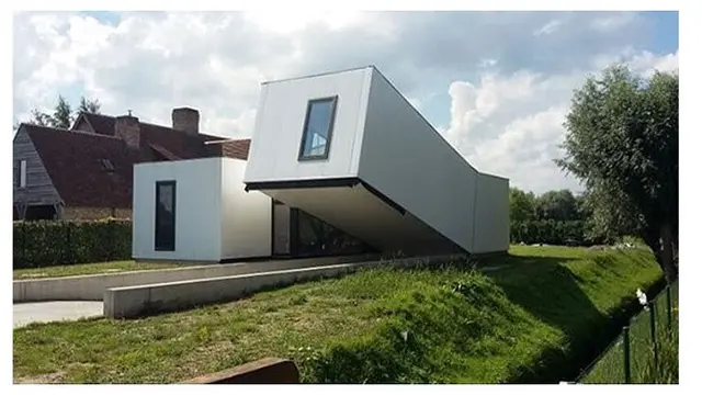 Desain rumah unik (Sumber: Boredpanda)