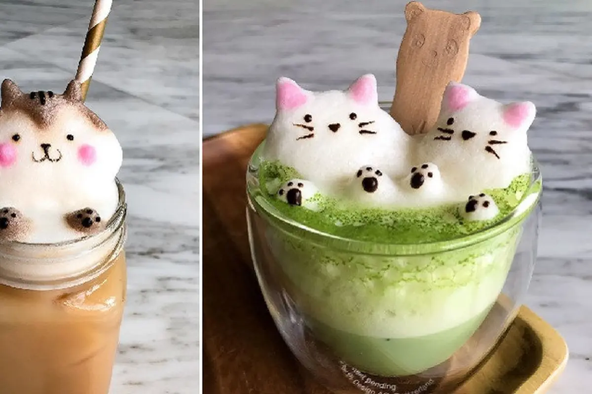 Mengagumkan, Seni Latte 3D Indah bak Nyata Ciptaan Siswa SMA