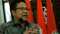 Cak Imin mengatakan berdasarkan lembaga survei SMRC, yang memilih PKB kebanyakan masyarakat ekonomi rendah. Karena itu banyak yang gampang terbujuk politik uang, Jakarta, Selasa (26/8/2014) (Liputan6.com/Faisal R Syam)