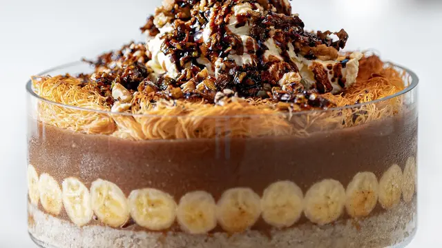 Resep Banoffee Cup Pisang Karamel Tanpa Oven
