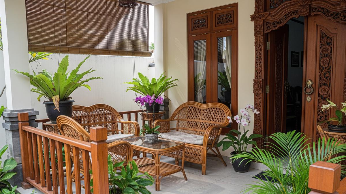 9 Desain Teras Kecil tapi Longgar untuk Arisan, Maksimalkan Ruang Terbatas