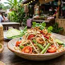 Resep Salad Pepaya Muda ala Thailand yang Segar dan Pedas