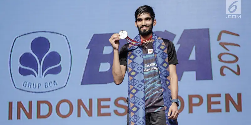 Kidambi Srikanth Raih Juara, Usai Tundukan Kazumasa Sakai Jepang