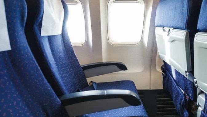 Ilustrasi kursi pesawat. (iStockphoto)