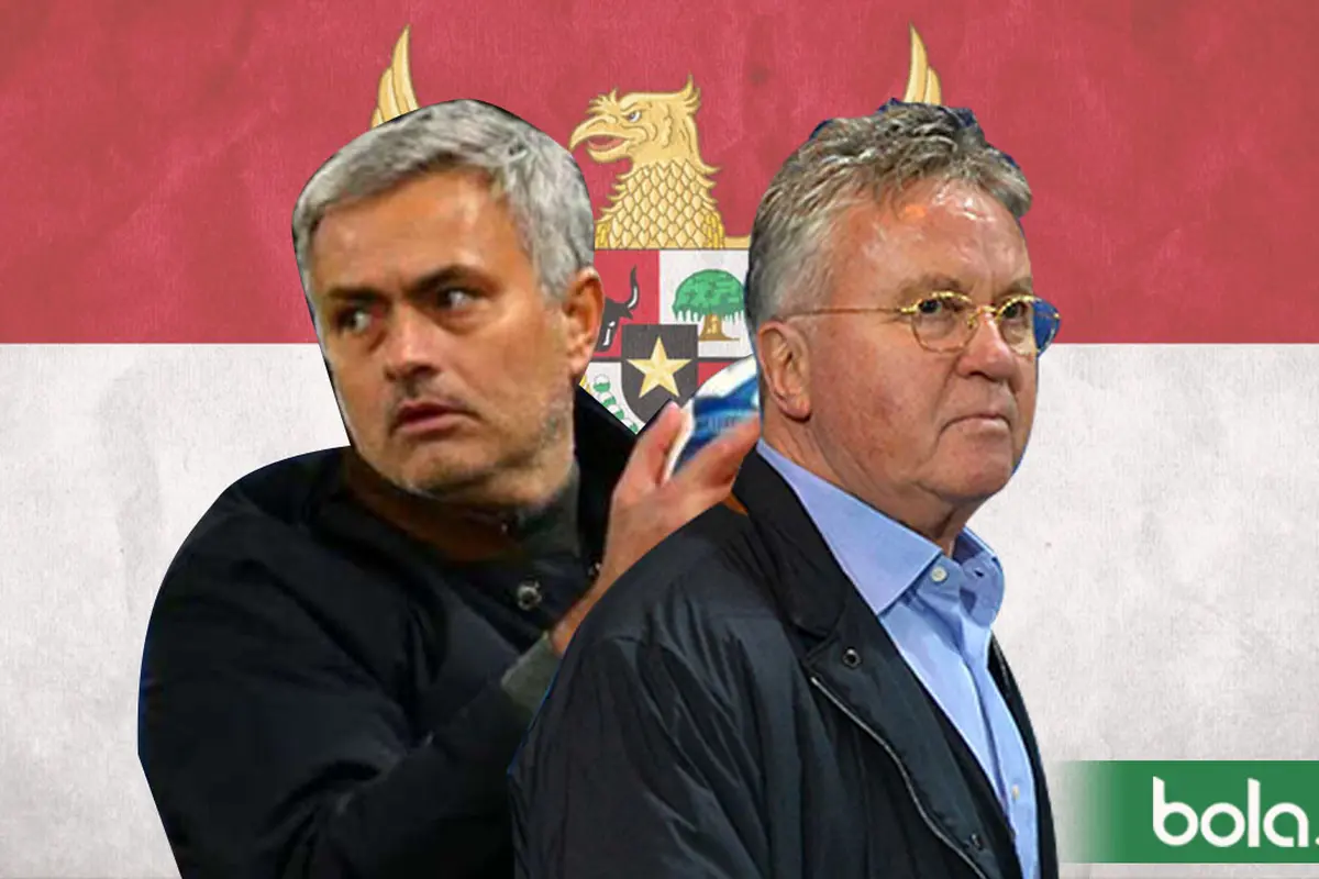 Jose Moourinho dan Guus Hiddink