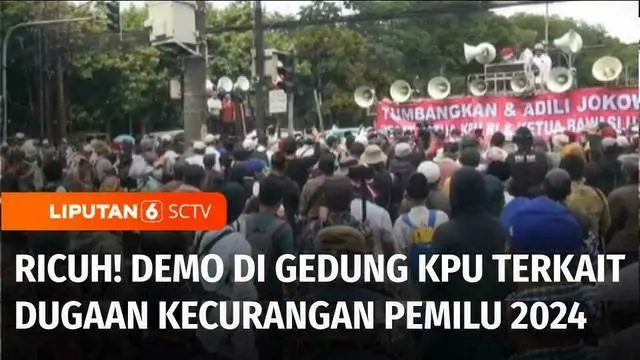 Menjelang pengumuman hasil Pemilu 2024, sejumlah aksi demo digelar di sejumlah titik Ibu Kota. Polisi pun memperketat penjagaan di sekitar gedung KPU Jakarta.