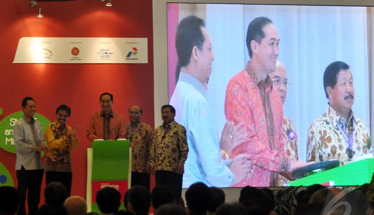 Indonesia International Motor Show (IIMS) 2014 resmi dibuka oleh Menteri Perdagangan Muhammad LutfiJIExpo, Kemayoran, Jakarta, Kamis (18/9/2014) (Liputan6.com/Miftahul Hayat)