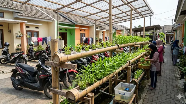 Ide Kebun Sayur Bersama di Komplek Perumahan Subsidi