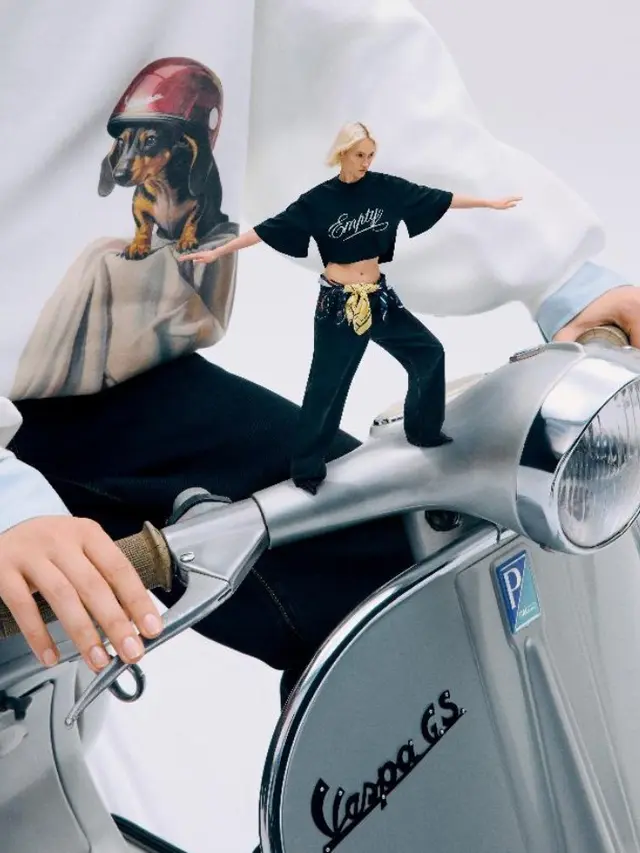 The Empty Space, Ruang Imersif Eksplorasi Vespa dalam Koleksi Busana di Milan Fashion Week