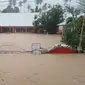 SDN 72 Manado, salah satu sekolah yang direndam banjir pada Jumat (27/1/2023) lalu.