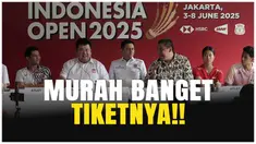 Harga tiket Indonesia Open 2025 sudah diumumkan, dan kabar baiknya, tiketnya sangat terjangkau!