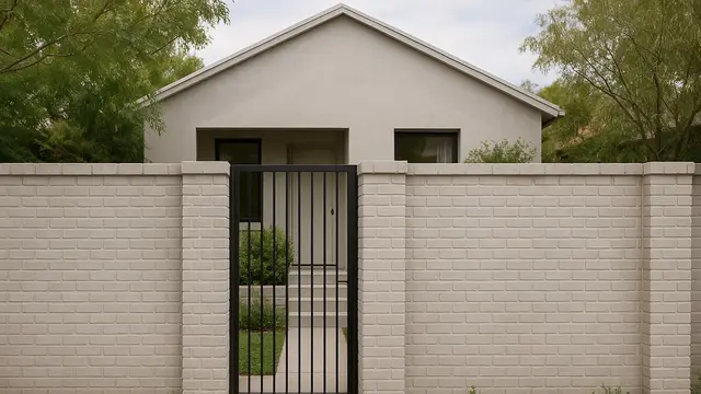 7 Model Pagar Rumah Bata Ekspos Minimalis, Tampil Natural dan Penuh Karakter