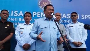 Wakil Kepala BGN Sony Sanjaya ketika di Tuban. (Liputan6.com/Ahmad Adirin)