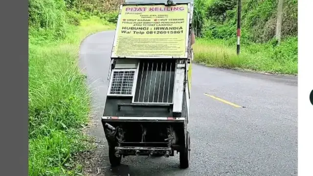 Viral Tukang Pijat Tunanetra di Sabang, Keliling Tawarkan Jasa Sambil Bawa Lemari