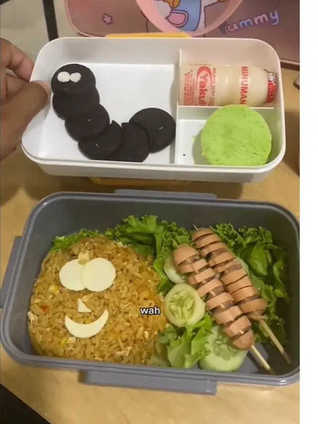 Viral Driver Ojol Bawa Makan dari Rumah Bak Bekal Anak TK, 6 Potretnya Unik