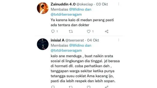 Akun twitter @teerserat dan @okeciap