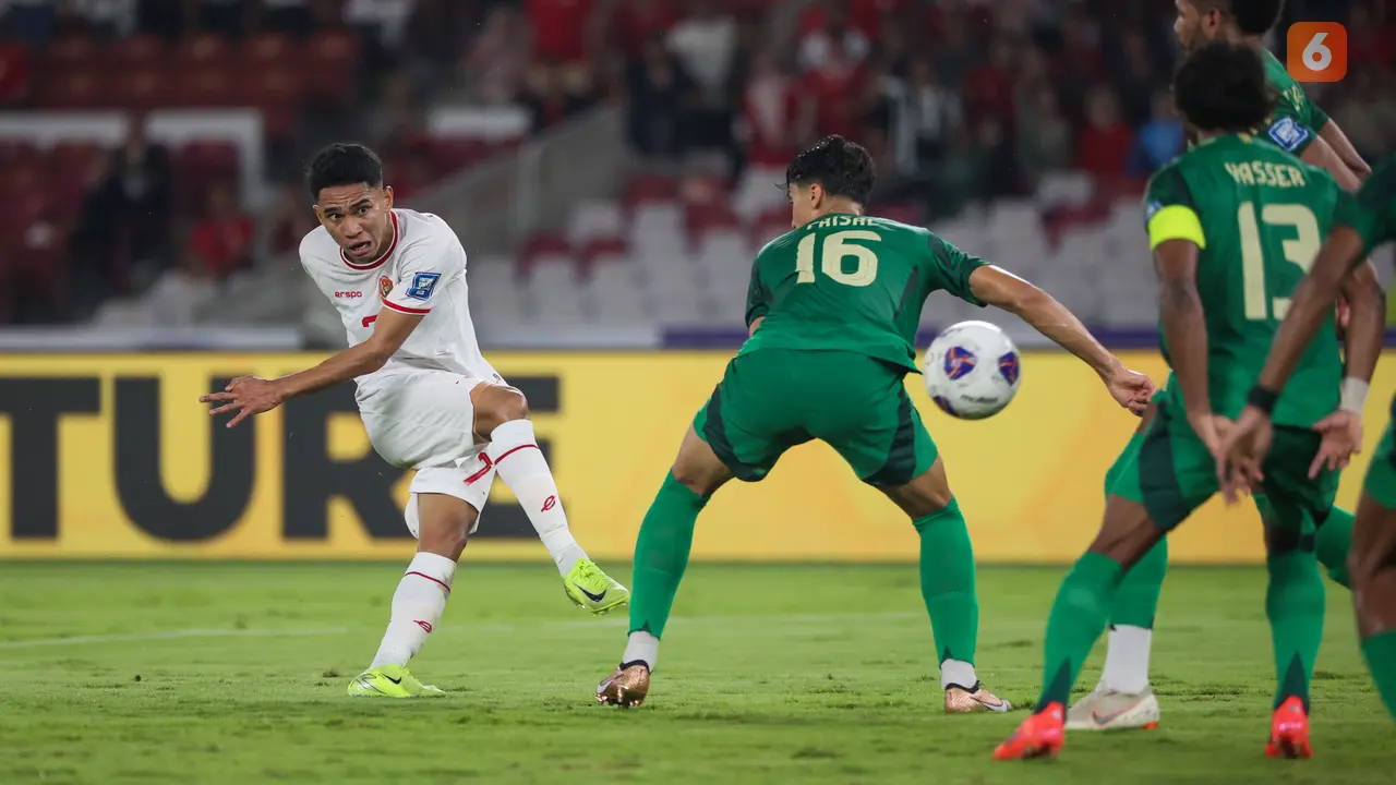 Timnas Indonesia Vs Arab Saudi di Kualifikasi Piala Dunia 2026
