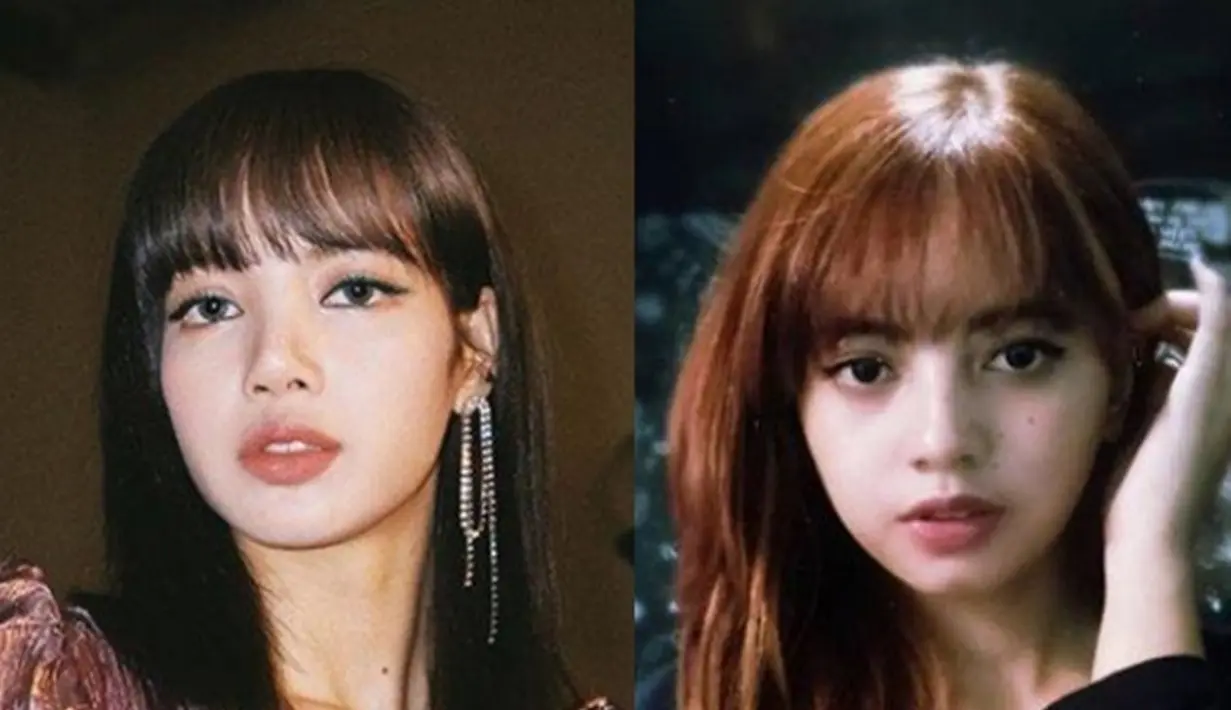 Garis wajah Shella Ganiswara dan Lisa Blackpink kalau diperhatikan secara saksama memang mirip. Pose dengan tatapan tajam dengan bibir sedikit kelihatan gigi menambah kemiripan mereka. Shella pun viral karena memiliki wajah mirip Lisa. (Liputan6.com/lalalalisa_m/itsegans)
