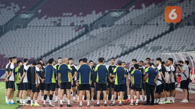 Foto: Persiapan Terakhir Timnas Indonesia Jelang Laga Berat Melawan Jepang di Kualifikasi Piala Dunia 2026