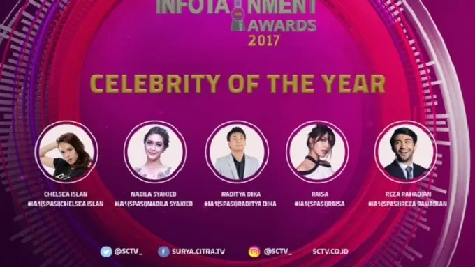 Celebrity of the Year Infotainment Awards 2017
