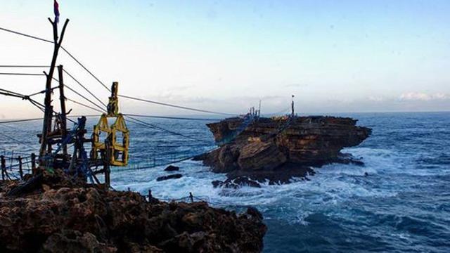 Ekstrem Pantai Timang Jadi Lokasi Syuting Running Man