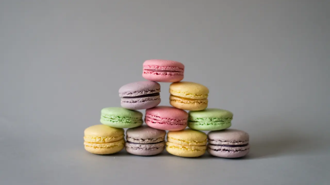 Ilustrasi kue macaron, cara bikin