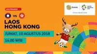 Jadwal Sepak Bola Asian Games 2018, Laos vs Hong Kong. (Bola.com/Dody Iryawan)