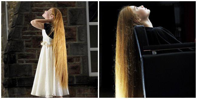 Katy dengan rambut panjang yang indah ini memang pantas diberi julukan Rapunzel. | Foto: copyright huffingtonpost.com