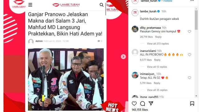 Makna Salam Metal 3 Jari Ganjar -Mahfud Terungkap, Ternyata Terinspirasi Teman Tuli