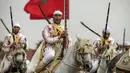 Festival budaya dan warisan Moussem diadakan setiap tahun di Maroko dan telah berlangsung sejak 1963. (Fadel SENNA/AFP)