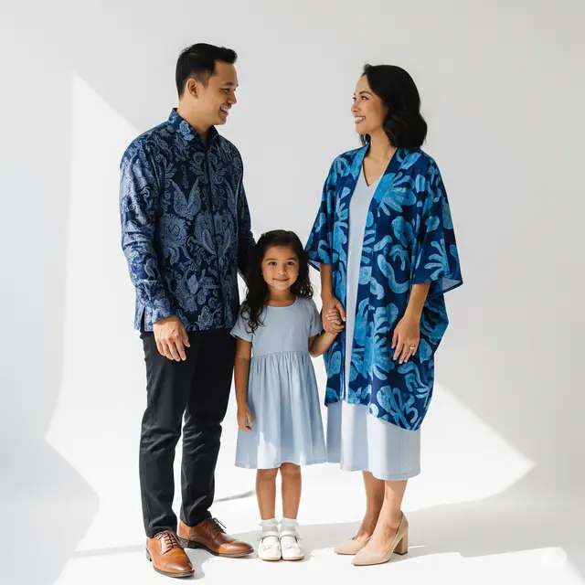 7 Model Baju Batik Pesta Keluarga yang Elegan dan Serasi untuk Berbagai Acara