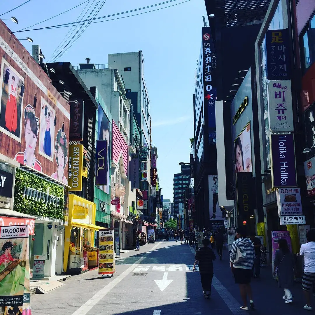 Myeongdong, Seoul, Korea Selatan. (Sumber Foto: wincyfeng235/Instagram)